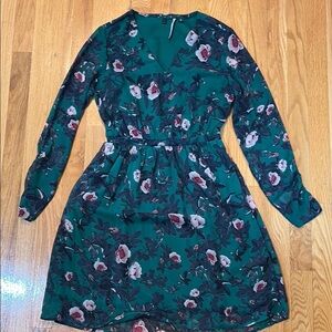 Floral Green Dress